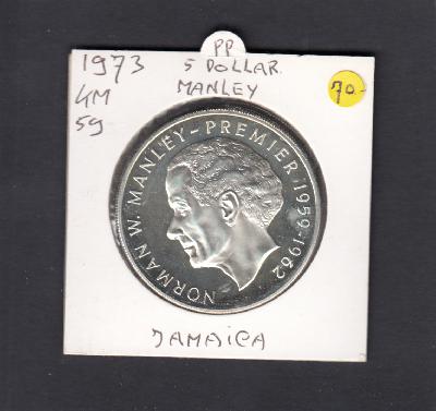 Beschrijving: 5 Dollar MANLEY 41,48 gram